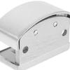 2 Pcs Aluminum Alloy Door Guides Anti Swing Sliding Door Parts Glass Door Accessories Bottom Mount Guide Track Shower Door