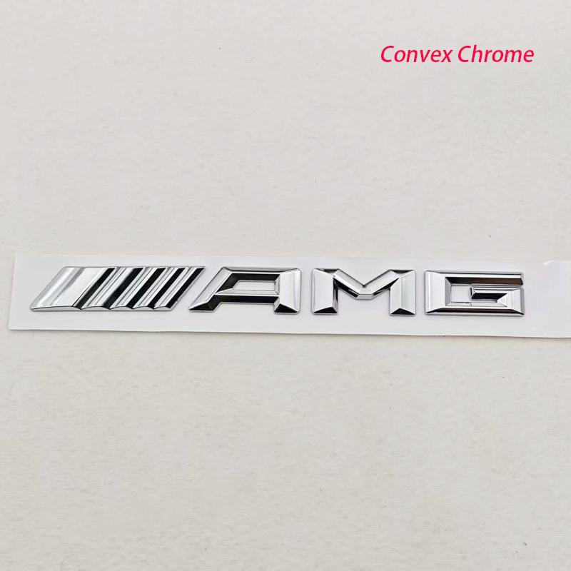 3D ABS Car Letters Logo AMG Badge Rear Trunk Emblem Sticker Mercedes Benz AMG A B C E G W211 W203 W204 W210 W124 Accessories