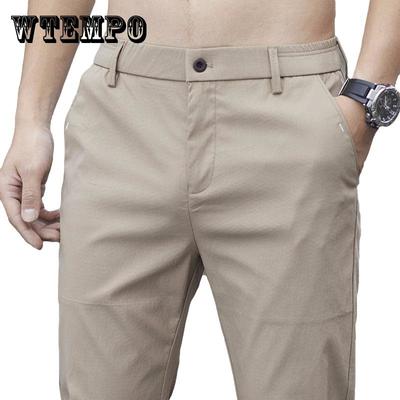 Summer Thin Loose Straight Leg Trend Stretch Slim Men's Trousers Light and Versatile Men's Trousers