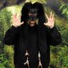 Fell Wikinger Füchse Maske Werwolf Kostüm Cosplay Zubehör Pelziges Tiermaske für Halloween Karneval Mottoparty