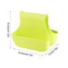 Sink Soap Storage Drain Sink Drying Sponge Rack Basket Hanging Kitchen Basket Sponge Double Silicone Kitchen Holder Sponge Sides