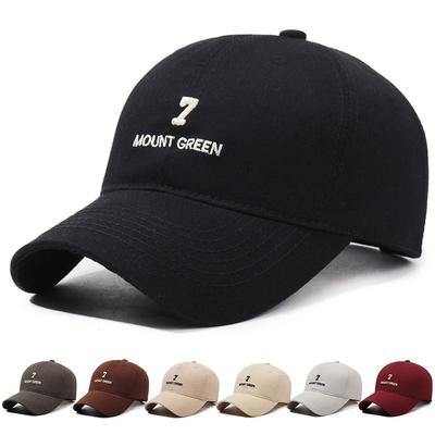 Spring Autumn Men Embroidered Digital Baseball Cap Women Outdoor Sun Hat