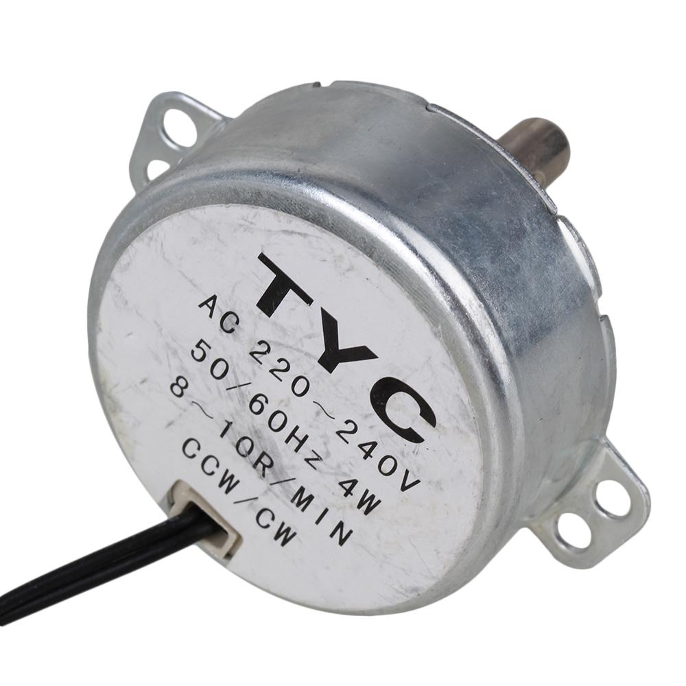 AC 220-240V Synchronous Motor 8-10RPM/min Shaft Torque 3kgf.cm 50/60Hz 4W CW/CCW AC 220-240V Synchronous Motor 8-10RPM/min Shaft Torque 3kgf.cm 50/60Hz 4W CW/CCW