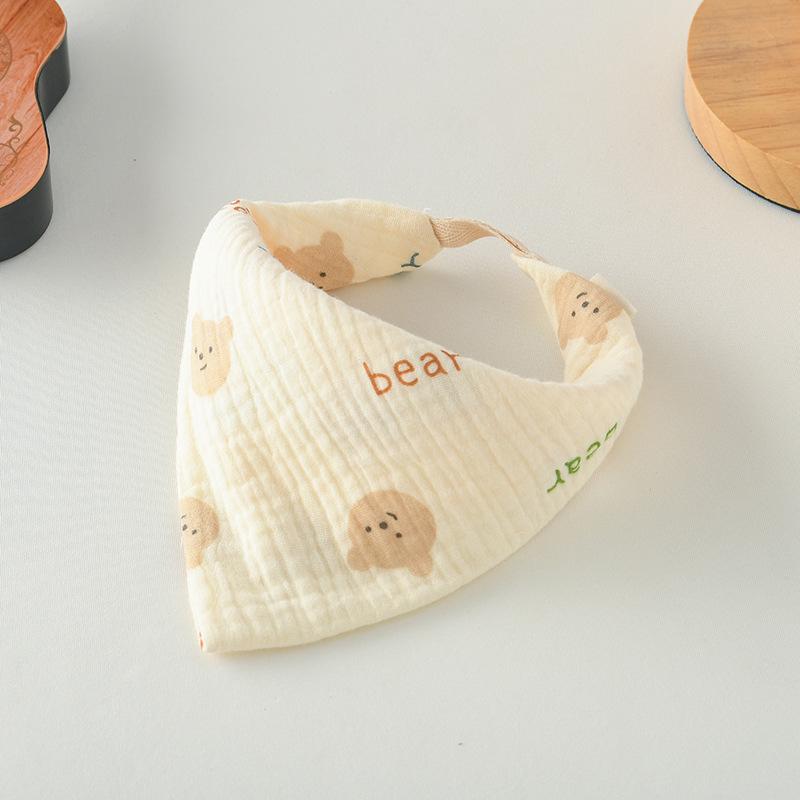 

Надзвичайно м який набір дитячих слинявчиків та рушників з чистої бавовни - Трикутний з марлі для новонароджених та маленька квадратна серветка для вмивання