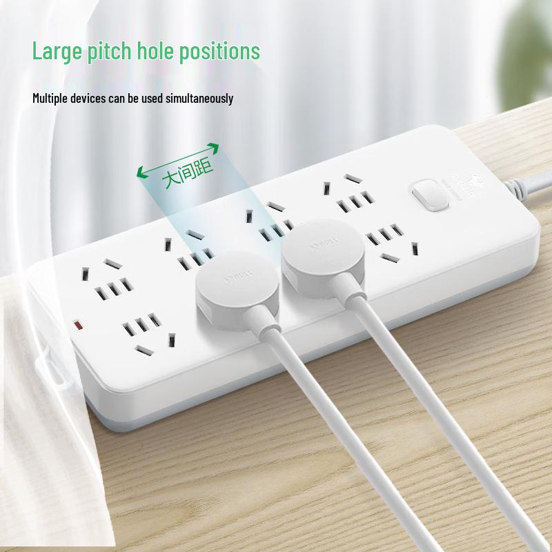Gongniu 8-Outlet Power Strip with Overload Protection