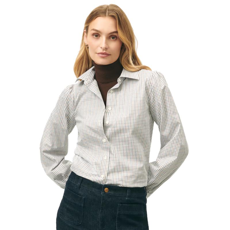 Brooks Brothers Women s Supima Cotton Vintage Plaid Long Sleeve Shirt S 4