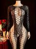 Leopard Print Hollow Out Sexy Lingerie For Women Erotic Babydoll Bodystocking Underwear Costumes Sleepwear Nightwear