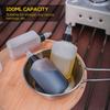 4er-Pack Outdoor-Gewürzflaschen Ölflaschen Würzmittel Brennölbehälter Spender für Camping BBQ Picknick Reise