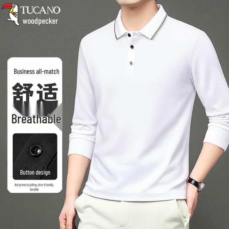 TUCANO Men's Long-Sleeve Polo Shirt