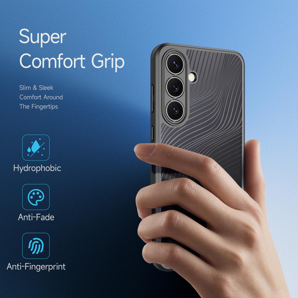 For Samsung Galaxy S25 FE Case DUX DUCIS Aimo Series TPU+PC Matte Drop-proof Phone Cover (REACH Certification)
