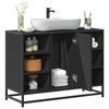 VidaXL Bathroom Vanity Unit Black 80x33x60cm Engineered Wood, Bathroom Sink Unit, Bathroom Furniture 849289