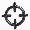 Hold Moka Pot Shelf Regular Circle 16*12.5CM (Approx) 1pc Black Iron