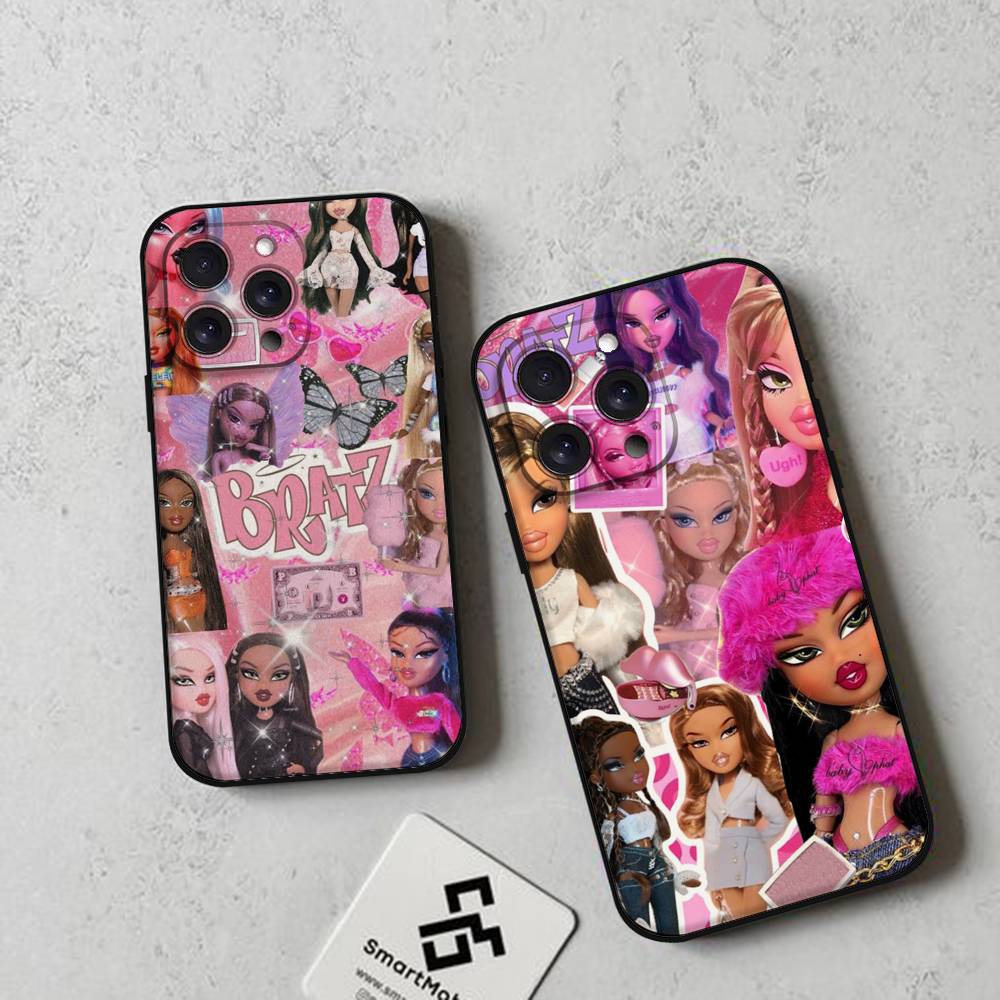 Lovely-DollS-B-BratzS Phone Case For IPhone 17 16 15 14 13 12 11 PRO MAX PLUS Mini TPU Soft To Skin-friendly Case