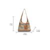 Beach Handbag Beach Bag Bohemian Style Raffia Shoulder Bag Trendy Weave Straw Bag  Summer