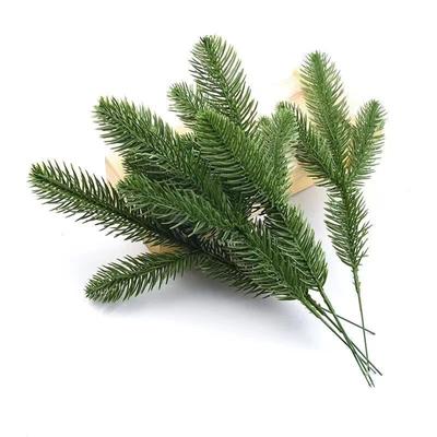 Needle Handcrafted Floral Pick, Artificial Branch Accessories, Christmas Garland Wreath DIY Decoration Materials