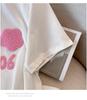 Women's Plus Size Mid-Length Loose Fit Round Neck Short-Sleeve T-Shirt (200/300/350 Jin, Style 6107)