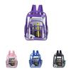 Streetwear Pvc Transparent Backpack With Large Capacity For Men Women Daily Use