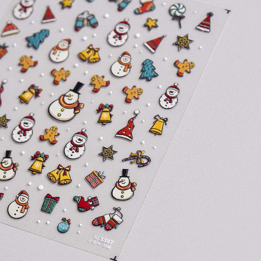 1pcs 5D Bronzing Star Moon Nail Art Stickers Luxury Gold Silver Adhesive Slider Press on Nail Decoration Decals Accessories DIY