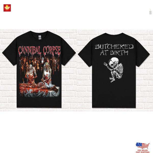 

Новая одежда Cannibal Corpse Футболка Butchered at Birth . Брутальный Дэт-метал. Футболка Unisex S
