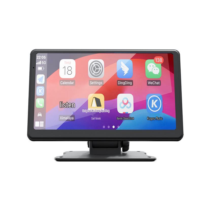 

7-дюймовый беспроводной экран CarPlay с Bluetooth, MP5, HD и камерой заднего вида AHD