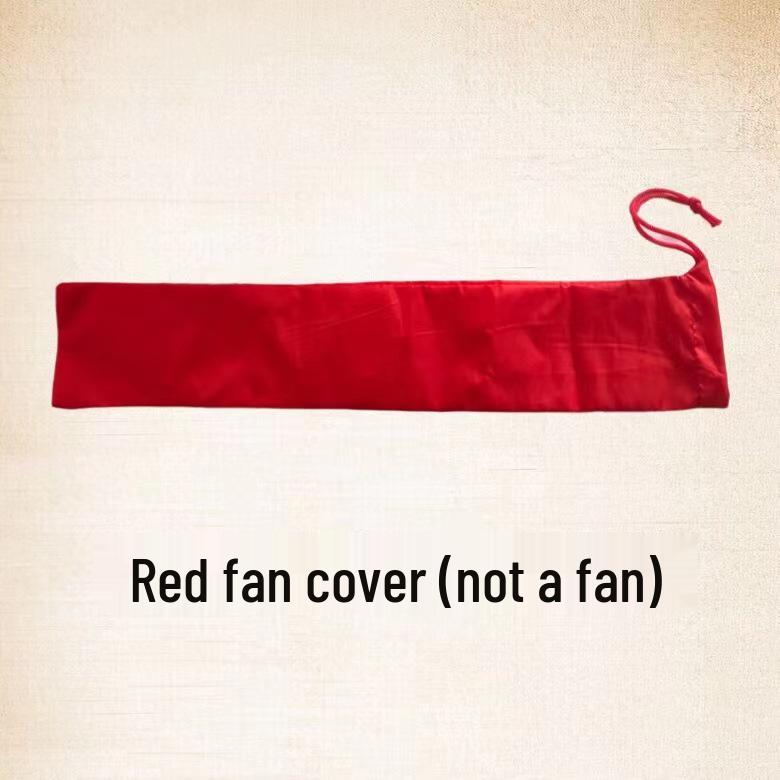 Красный звуковой веер для Тайцзи и Кунг-фу для детей и взрослых - Веер для выступлений по боевым искусствам и танцам