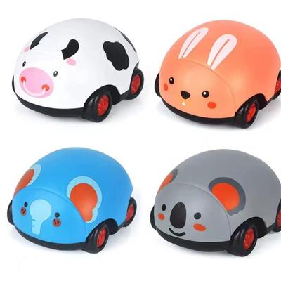 Tiere, Pull Back Cars, Friktionsbetriebenes Fahrzeug-Spielset, Push and Go, Hin- und Herfahren, Autospielzeug, Partygeschenke, Strumpffüller für Kleinkinder, Kinder, Jungen, Mädchen