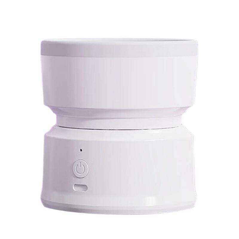 Rechargeable Cosmetic Brush Washer Portable Silicone Cup With 800mAh Battery For Efficient Quiet Cleaning