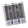 3 Chamber Shower Soap Dispenser 3x300ml Capacity Wall Mounted Shampoo and Conditioner Dispenser for Hotel Gym Club
