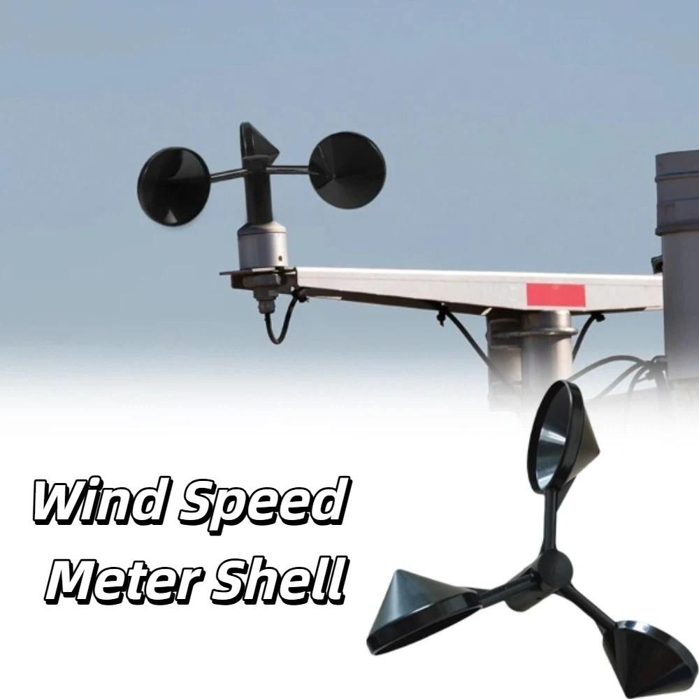 3-Cup Design Anemometer Housing Wind Direction Indicator Shell Wind Monitoring