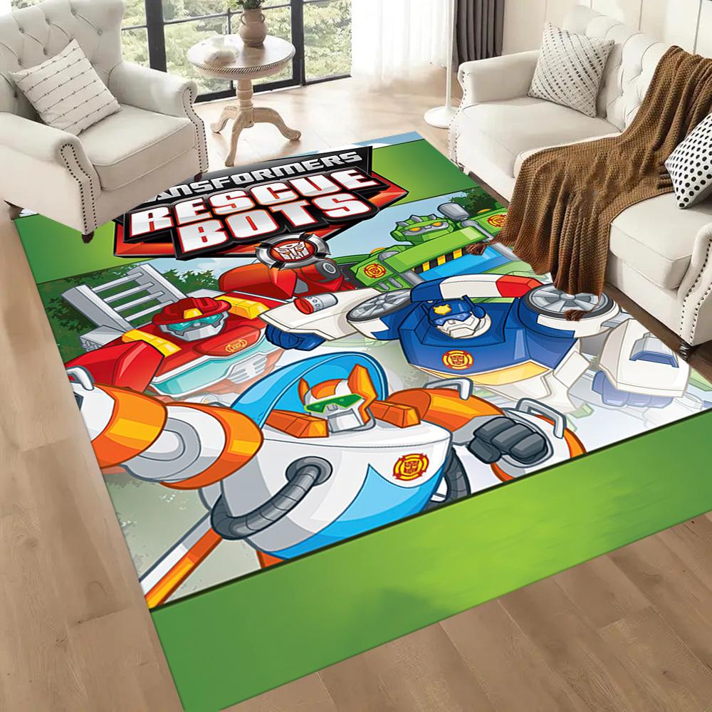 Transformers Optimus Prime Square rugs are a great choice for living rooms, bedrooms, home décor, and as gifts.