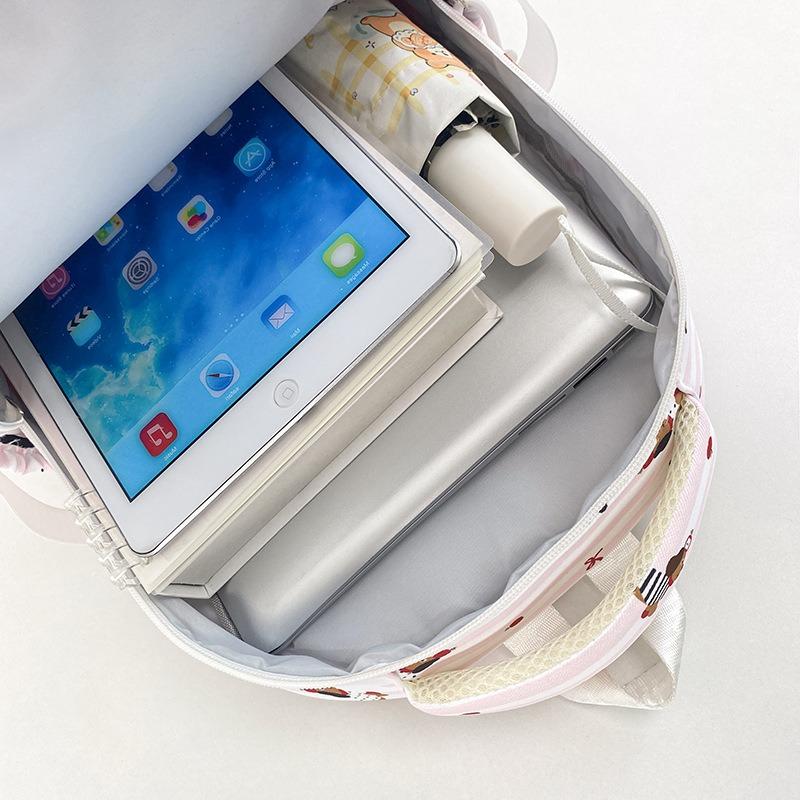 New high-value, fresh, sweet and cute puppy backpack, lightweight spring outing backpack for junior high school students