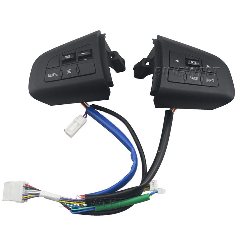 For Mazda 3/5 CX7 BL 2008 2009 2010 2011 2012 2013 High quality Steering Wheel BT Audio Cruise Control Button Switch Car Styling