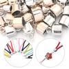 20pcs CCB Crimp End Caps Leather Cord End Tip Clasps Connectors for Jewelry Making DIY Bracelets Necklace Keychain Accessories