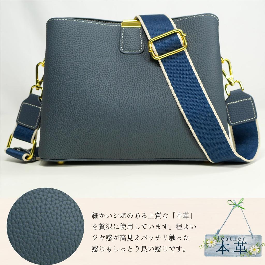 Přes rameno Crossbody pravá kůže hovězí kůže Vzhled přes rameno Datum [Kyoei-Tech] Taška, Dámská Kabelka, Taška, Kabelka, Taška, Lehká, Taška, Taška,