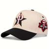 P Letter Pentagram Side 7 Embroidery Baseball Cap Hip Hop Snapback Hat Unisex Trucker Caps Men Women Outdoor Sun Hats Gorras