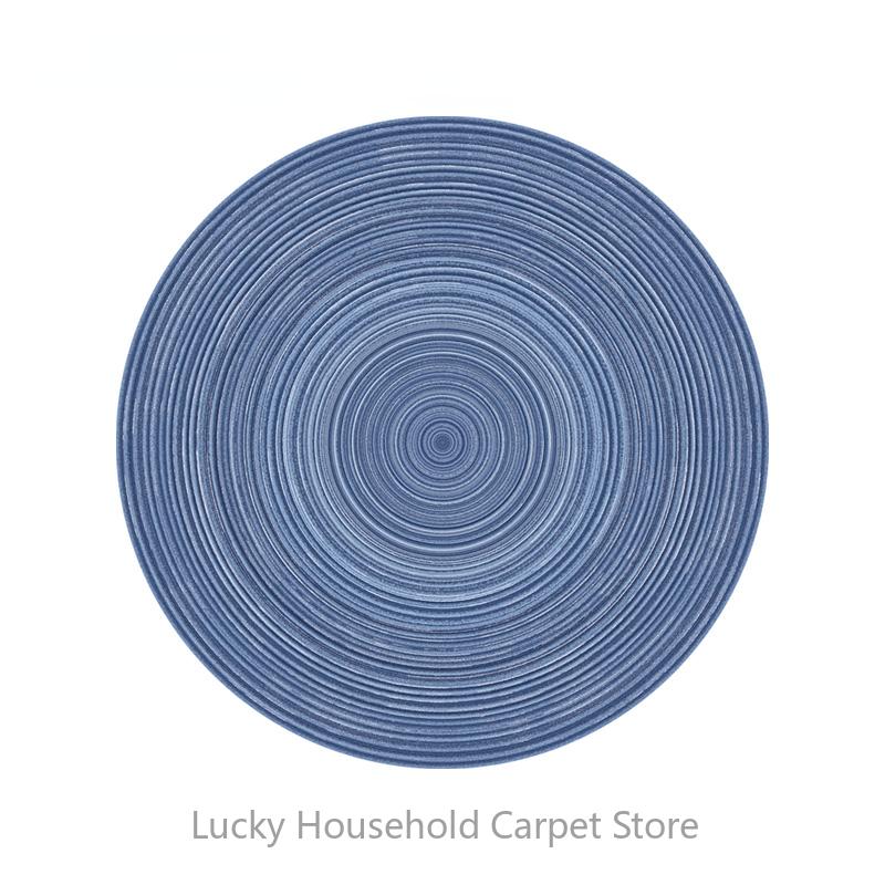 Morocco Round Carpet Lounge Chair Area Rug Soft Non-slip Light Color Living Room Decoration Carpets Washable Cloakroom Floor Mat
