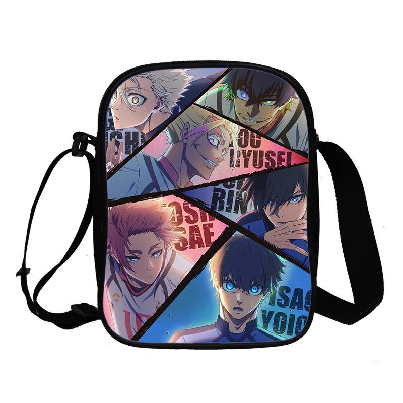 Neue Blaue Gefängnis Animation Peripherie 3D Vollfarbdruck Tragbare Umhängetasche Teenager Crossbody Tasche