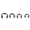 Pack of 225 High Strength Manganeses Steel E Types Circlips for Mechanical Equipment Support and Fixation In Box