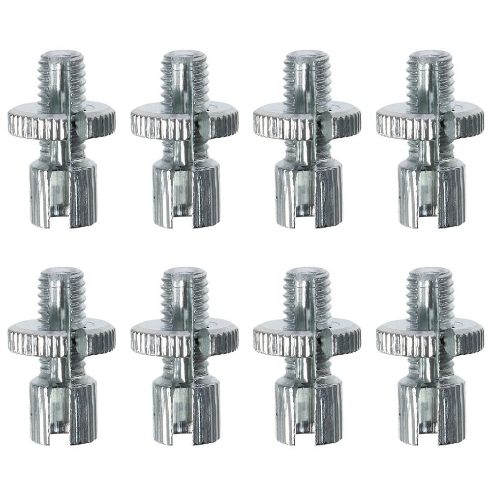 

8Pcs Car Assessories Parts Silver Screw 8MM Metric Cable Adjuster For Motorcycle срібний