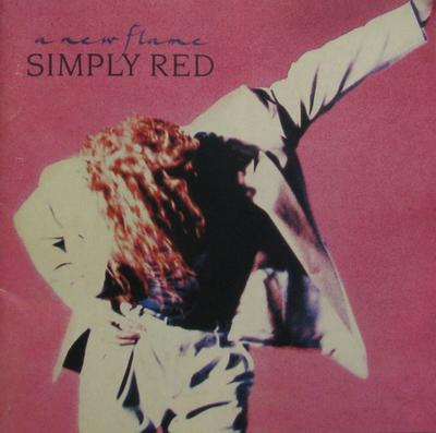 CD SIMPLY RED - A New Flame 9608282 EastWest Record 1989 US Dance & Electronica Used