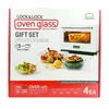 LocknLock Borosilicate Glass Food Storage Set (4-Piece)