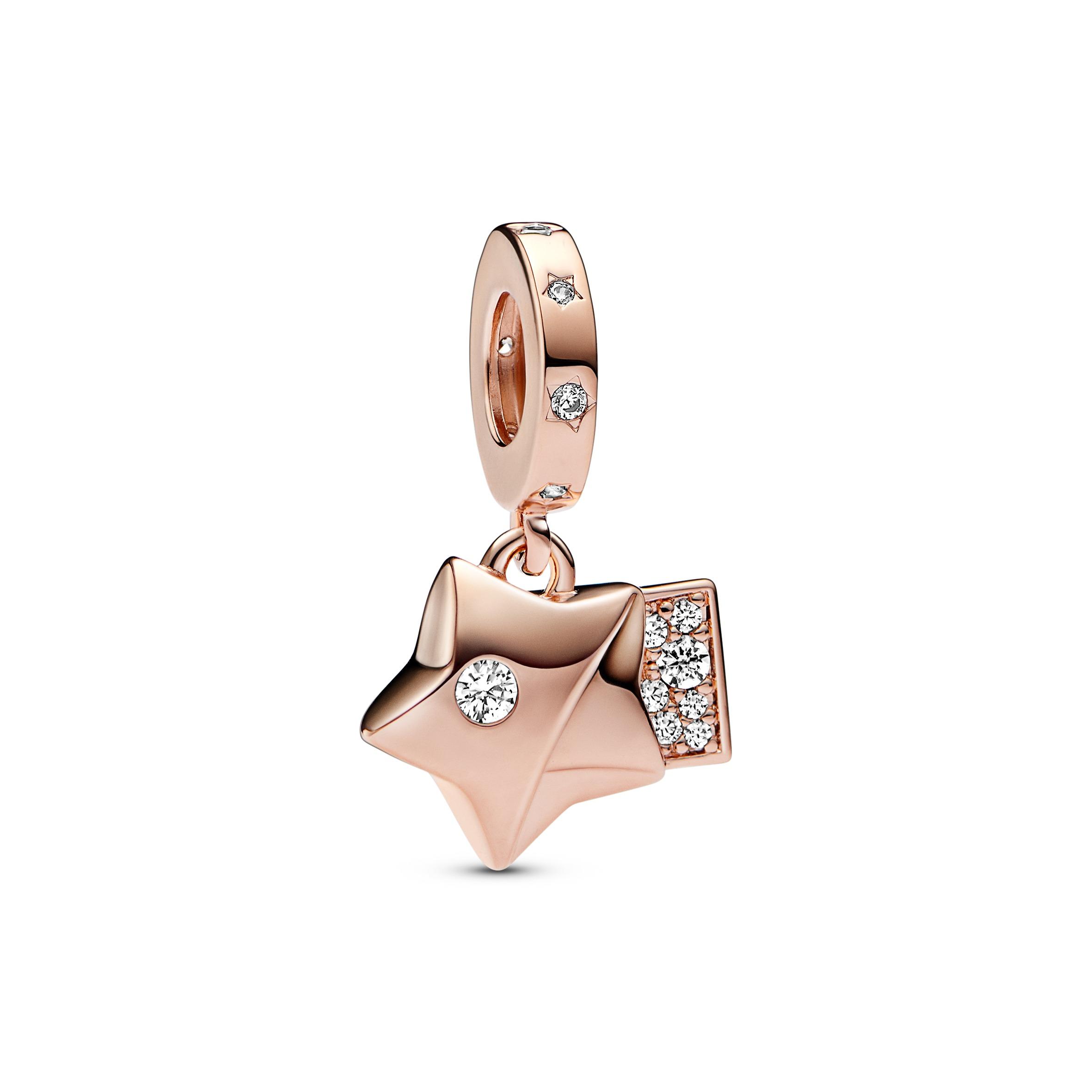 Pandora Star Pendant Charm Women Jewelry Rose-Gold 782483C01 Rose Gold