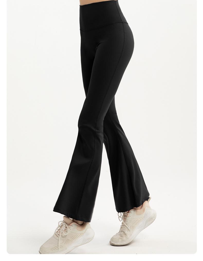 Lulu Winter Fleece High-Waist Flare Yoga Pants - Tummy Control, Long-Leg, Wide-Leg Women's Casual Sportswear