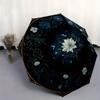 Enchanted Garden: A Whimsical Floral ArtworkUmbrella, Portable 3-Fold Umbrella for Men & Women,Christmas Gift ES364