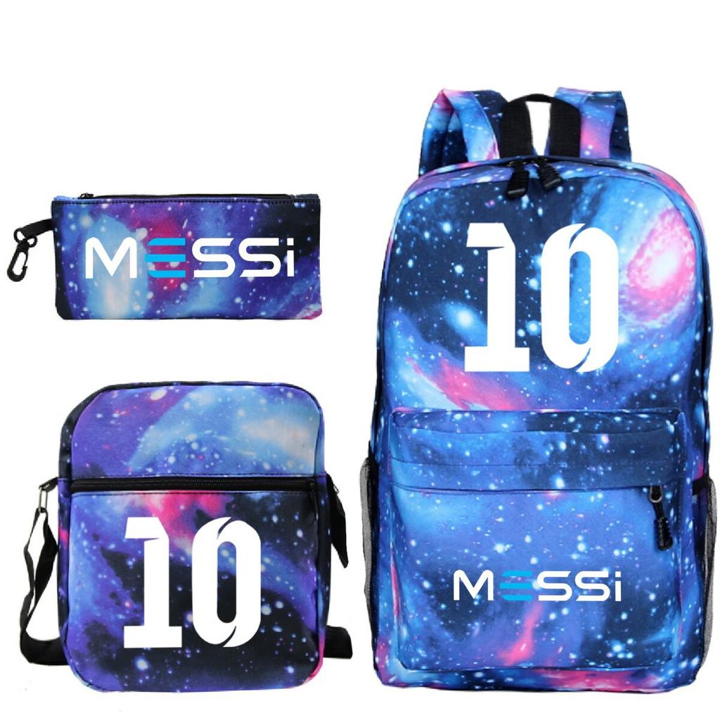 Football Printed Student Backpack Multifunctional Usb Interface Large Capacity Leisure Travel Backpack