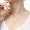 925 silver, gold-plated mother-of-pearl, multi-square necklace