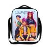 Borsa termica per il pranzo del gruppo di caccia alle streghe Kpop borsa a tracolla per ragazzo scuola elementare borsa a tracolla con cartoni animati borsa da picnic portatile KTB