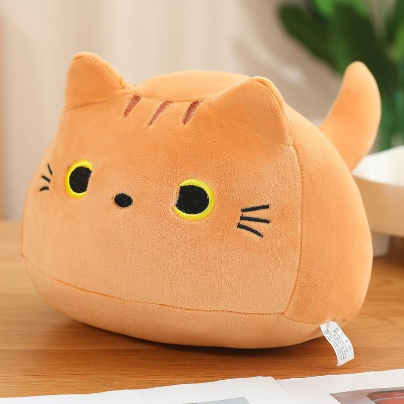 7/30CM Cat Doll Small Pendant Cuddly Pillow Cushion Ins Black Cat Plush Toy Doll for Girl Gift Plushie Stuffed Toys