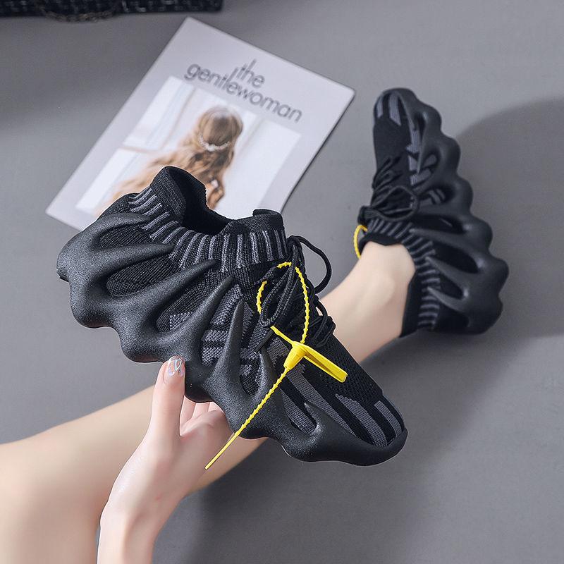 22 nuove scarpe sportive traspiranti in rete tessuta a maglia di polpo, scarpe da corsa estive con suola spessa e morbida, scarpe casual