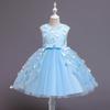 Korean Girls Runway Performance Dress Infant Toddler Birthday Party Dress Floral Princess Dress Girls Ruffles Dress